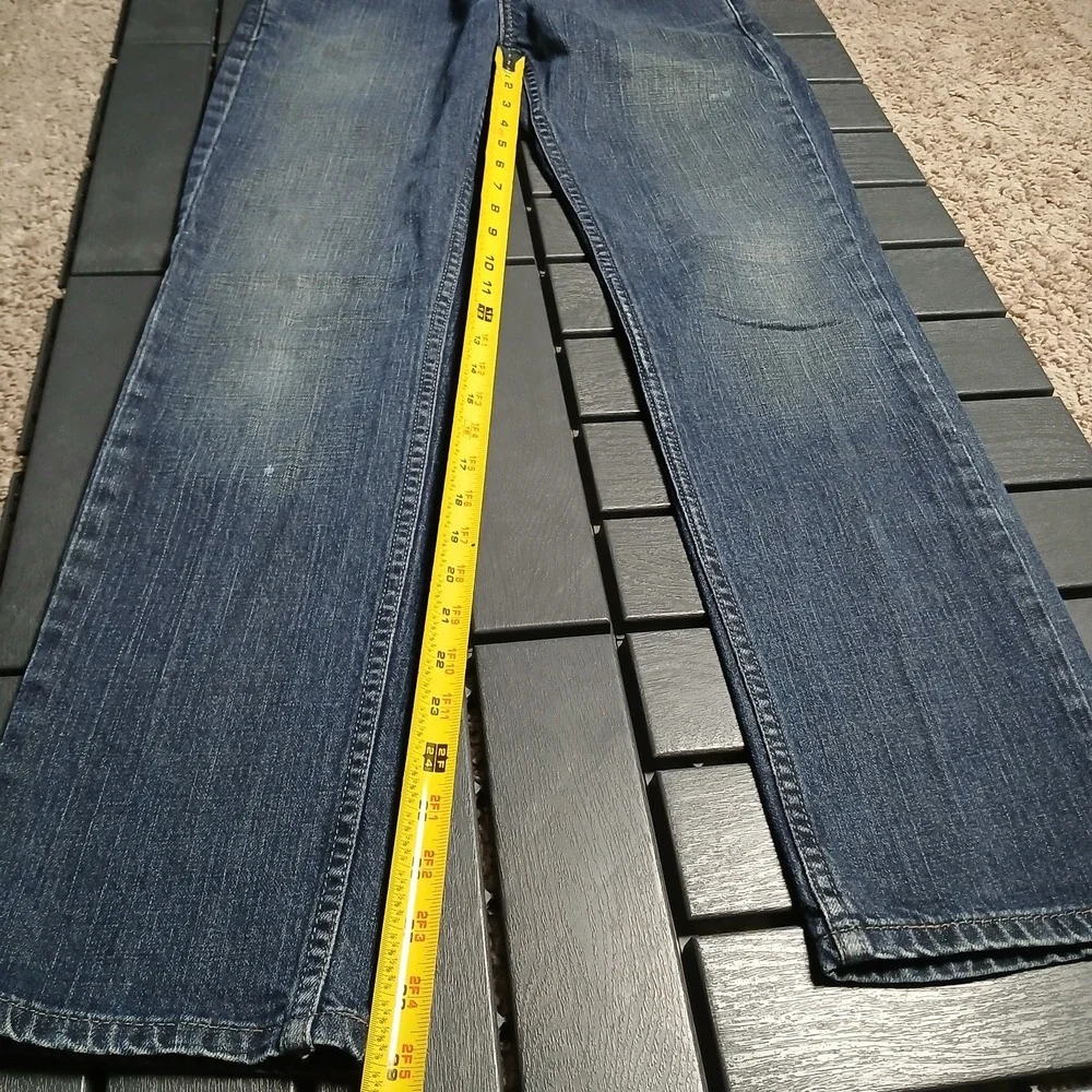 Levis Jeans Mens 30x30 Blue 511 Slim Fit Dark Wash Denim Casual Pocket Logo Work